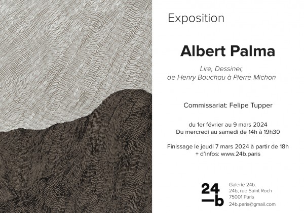 Albert Palma, Lire, Dessiner, de Henry Bauchau à Pierre Michon