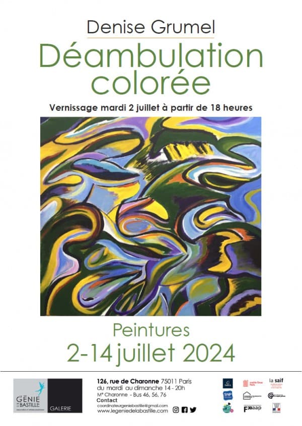 Déambulation colorée : Denise Grumel