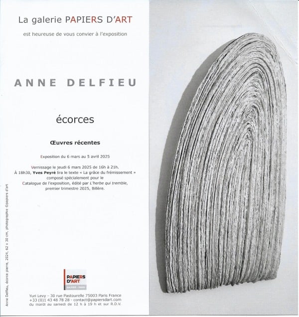 Écorces : Anne Delfieu