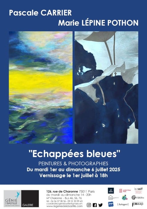 Échappées bleues : Pascale Carrier, Marie Lépine Pothon