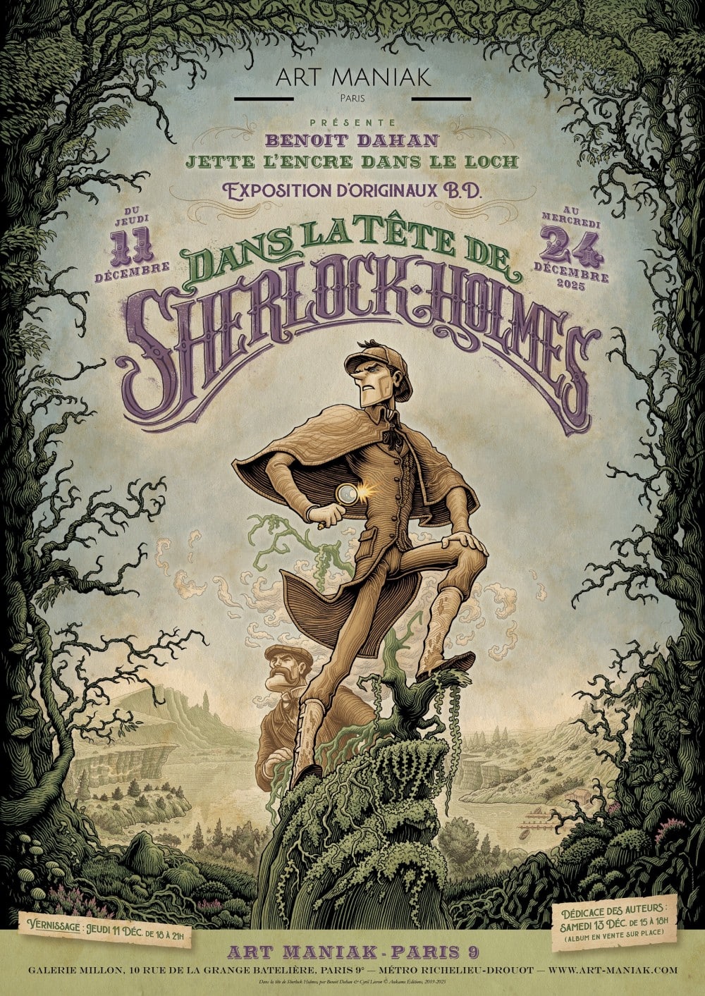 Dans la tête de Sherlock Holmes : Benoit Dahan jette l'encre dans le loch