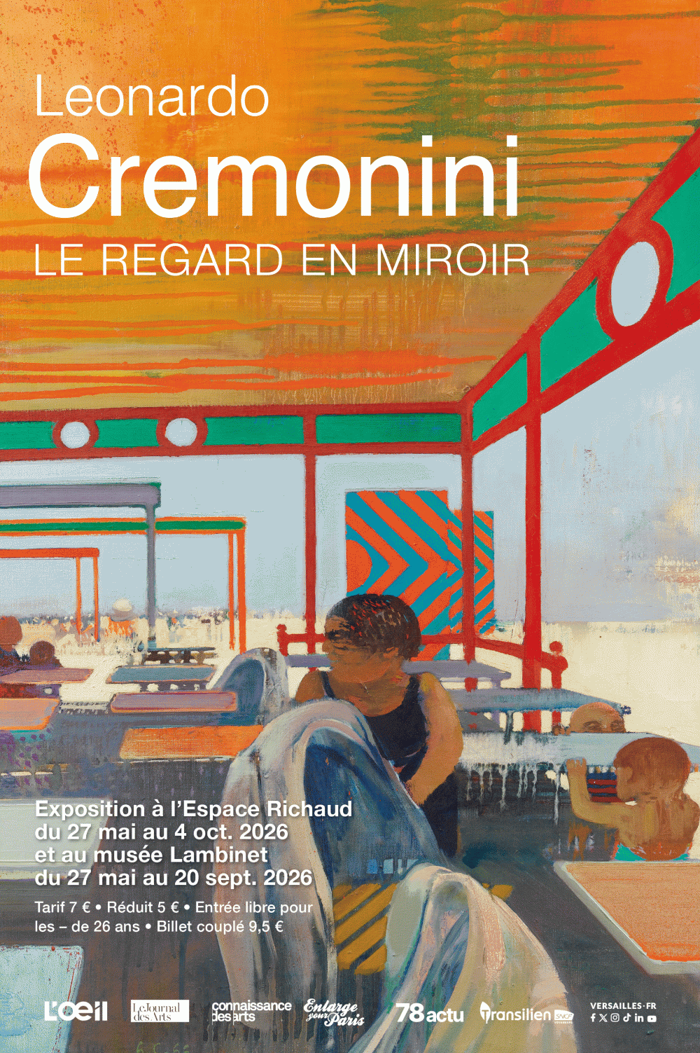 Leonardo Cremonini, Le regard en miroir
